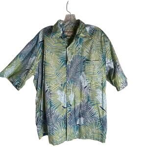 Cooke Street Honolulu Aloha Men's Shirt Sz: L Button Down Short Sleeves Shirt